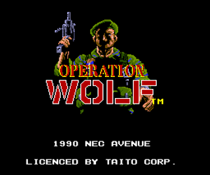 Operation Wolf (Japan) Screenshot
